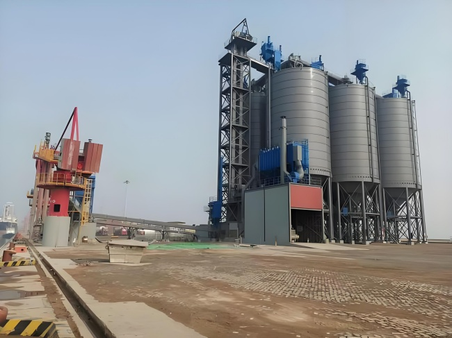 延安高架骨料仓